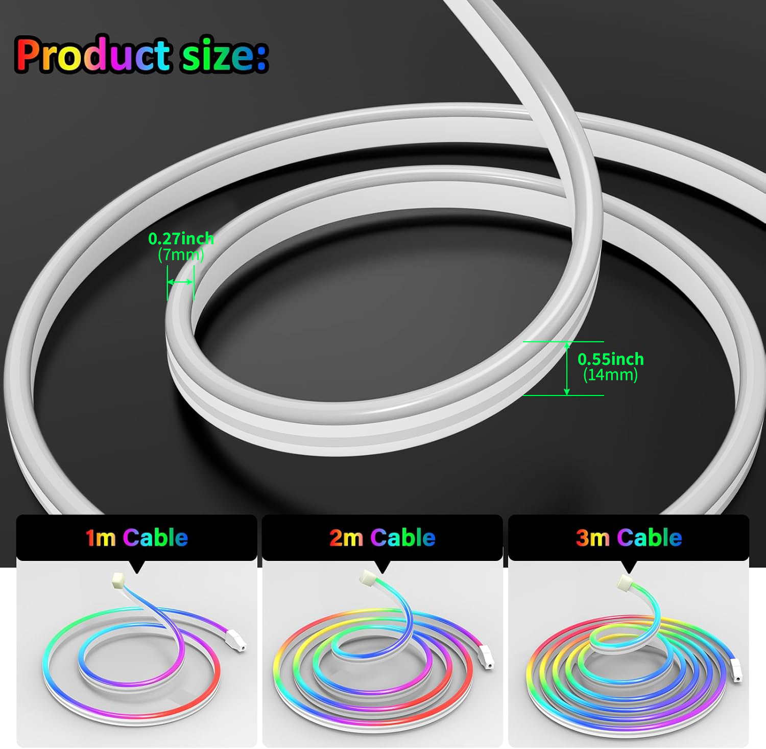 Bande lumineuse néon flexible  - Led Strip Lights avis et prix
