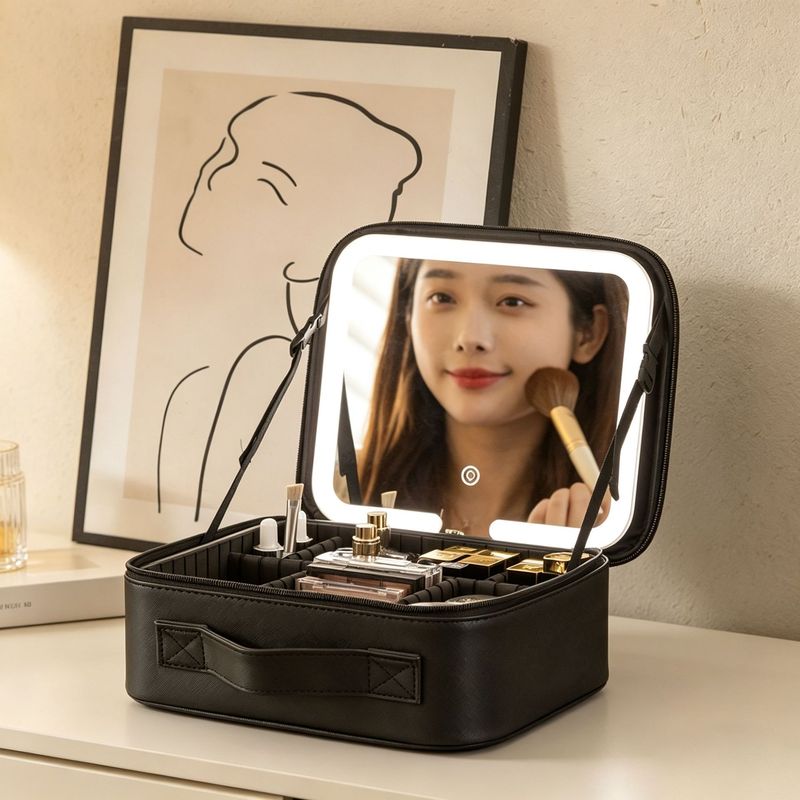 Trousse de maquillage avec mir - Led Strip Lights avis et prix