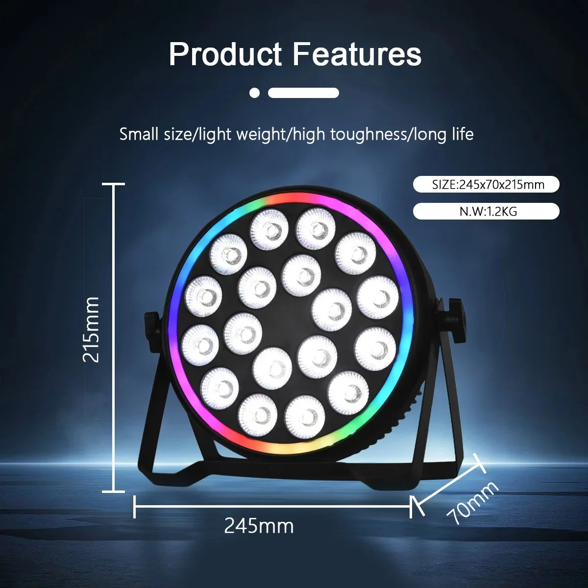 Projecteurs LED Par 4-en-1 RGB - Led Strip Lights avis et prix